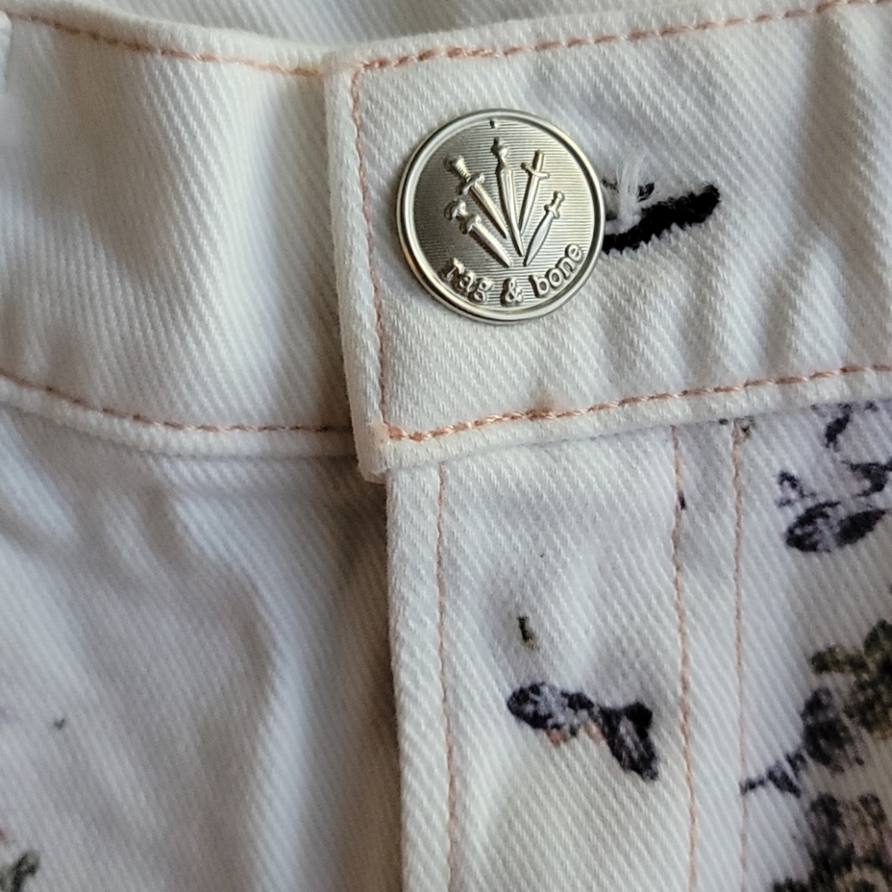 💙HP💙 Rag & Bone Ellie CottonTwill Floral Hi-Rise Shorts - Picture 10 of 15